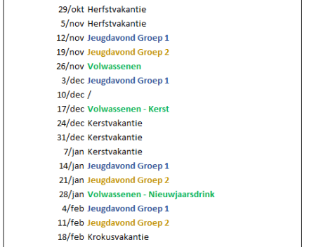 Activiteiten