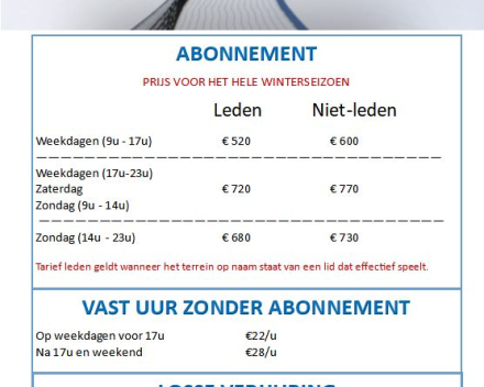 Winterseizoen