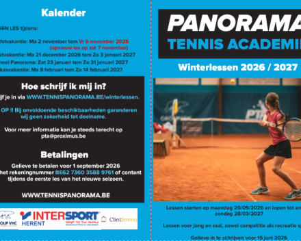 Winterlessen 2026-2027